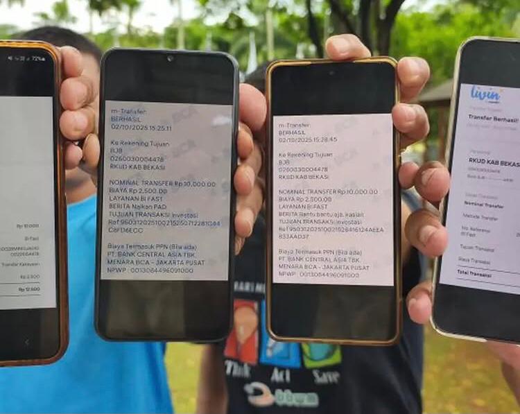 Warga Kabupaten Bekasi transfer uang receh ke Pemkab disertai pesan sindiran